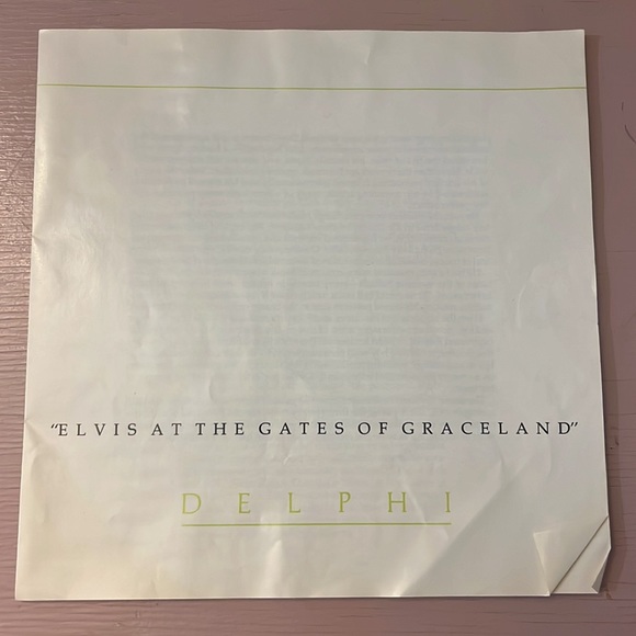 Elvis at the Gates of Graceland.   Decorative Plate.  Booklet, certificate incl. - Picture 4 of 4